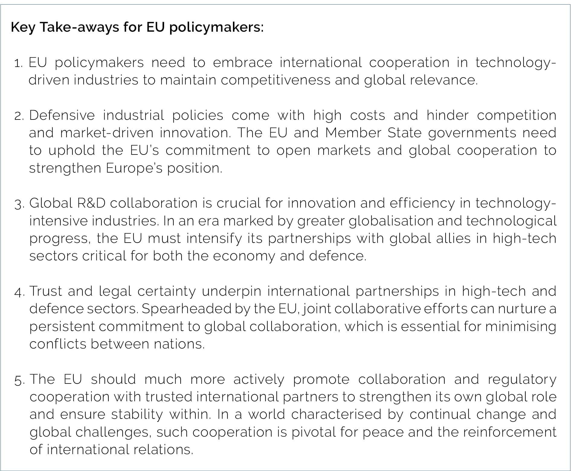 International consensus as an impetus for action